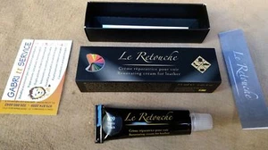 Retouche Nero CREMA PASTA LUCIDO PELLE COPRENTE RINNOVARE SCARPE VOLANTE AUTO - Picture 1 of 4