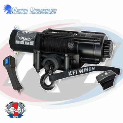 Honda Pioneer 1000-6 2023 KFI 4500 lb Stealth Wide Winch Mount Combo - Image 1 of 4