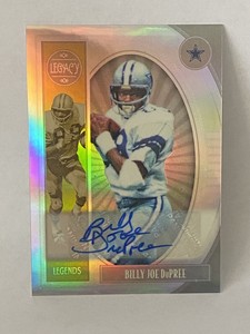 2019 Panini Legacy Football Billy Joe Dupree Auto Refractor Cowboys
