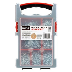 Trend PH/SCW/PK1 850pcs Pocket Hole Screws Mixed Case - Picture 1 of 4
