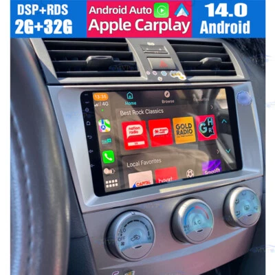Carplay Android 15 Head Unit Car Radio For 07-11 Toyota Camry Aurion V40 RDS GPS - image 1 of 4