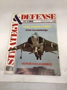 Strategy And Defense Magazine Monorama HArrier No.89 1984 - Picture 1 of 4