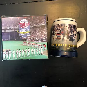 Minnesota Twins Word Series commemorative Steins 1987 - Picture 1 of 8