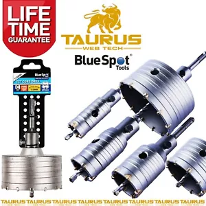 BlueSpot 35-110mm CORE DRILL Bits SDS TCT YG8C Concrete Masonry DIY CNC Holesaw - Picture 1 of 6