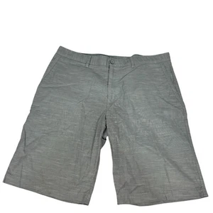 Ashworth Mens Golf Shorts 36W Gray Textured Lightweight Casual Wear - Picture 1 of 5