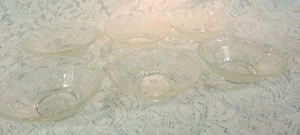 Set of 6 Elegant Glass Dessert Dishes - Picture 1 of 4