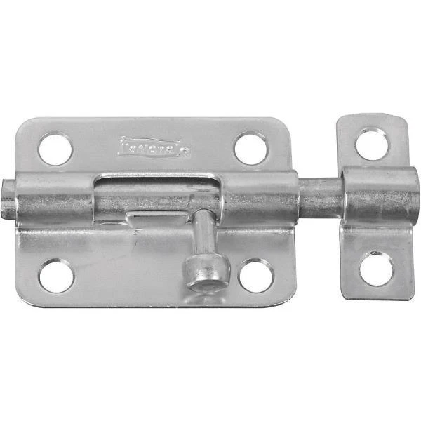 (20)-National No. V834 3 In. Zinc Steel Door Universal Barrel Bolt Latch N151555 - Image 1 of 1