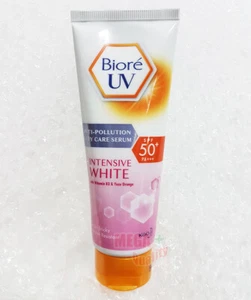 50ml. Biore UV ANTI-POLLUTION Intensive Bright Body Care Serum SPF50+ PA+++ - Picture 1 of 10