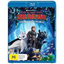 HOW TO TRAIN YOUR DRAGON THE HIDDEN WORLD BLU-RAY, NEW & SEALED, FREE POST