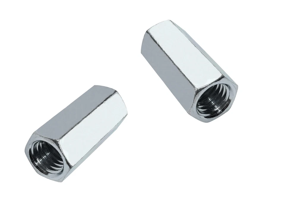 Langmuttern Distanzmuttern Verbindungsmuttern Muffen Sechskant verzinkt M5 - M20 - Bild 1 von 1