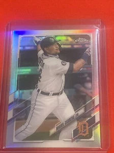 2021 Topps Chrome Miguel Cabrera #10 Refractor Detroit Tigers - Picture 1 of 2