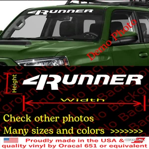 Calcomanía troquelada de vinilo gráfico para parabrisas 4Runner para guardabarros de ventana Toyota RC159 - Imagen 1 de 8