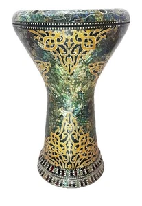 New Generation Doumbek, 17" Professional Darbuka, Real MOP made by Bavly Music. - Picture 1 of 8