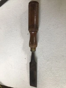 W. Butcher 1/2" Wood Handle Chisel Clear markings Cast Steel England early 1900s - Picture 1 of 8