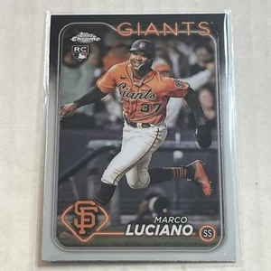 2024 Topps Chrome #210 Marco Luciano Rookie San Francisco Giants RC - Picture 1 of 2