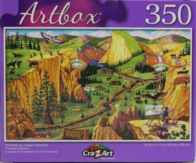 Rompecabezas 350 piezas Yosemite por Joseph Holodook 18 X 11 caja de arte Foto 1 de 3