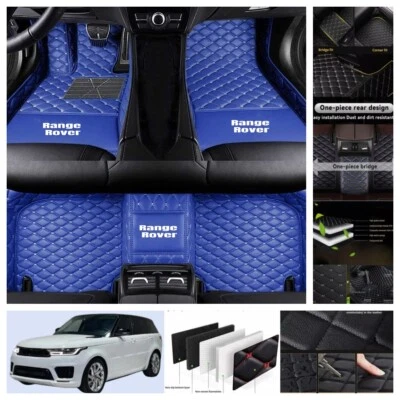 New For Land Rover Range Rover Sport 2006-2025 Car Floor Mats Waterproof Leather - Изображение 1 из 4