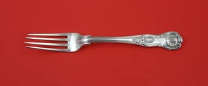 Kings by George Adams English Sterling Silver Dessert Fork London 1856 7" - Picture 1 of 2