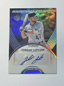 2019 Panini Prizm Jordan Luplow #GB-JL Game Ball Graphs AU - Picture 1 of 2