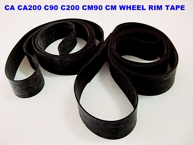 Fit HONDA CA CA200 C90 C200 CM90 CM  F&R WHEEL RIM TAPE SET 2Pcs."GENUINE" [mi] Foto 1 de 4