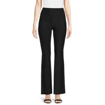 No Boundaries Flare Pants, Plus Size Bell Bottom Pants, 2X-3X, Black Flare Pants - Image 1 of 4