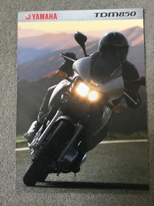 YAMAHA TDM850 UK Brochure Dated 2001  in VGC - Picture 1 of 3