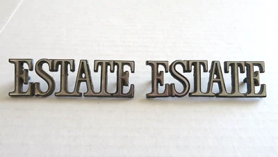 Emblema de coche vintage GM Chevy Buick Plymouth Estate Wagon con pasadores Foto 1 de 4