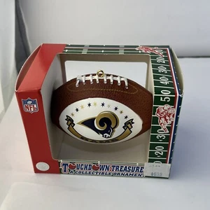 St Louis Rams - Ornamento natalizio calcio NFL Topperscot Touchdown Treasures - Foto 1 di 7