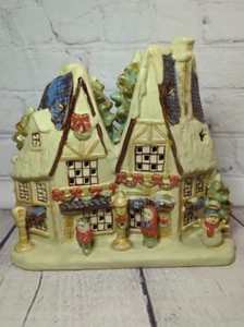 Beleuchtetes Weihnachtsdorf Markt Steinglasur von Lincolnshire C9 - Bild 1 von 13