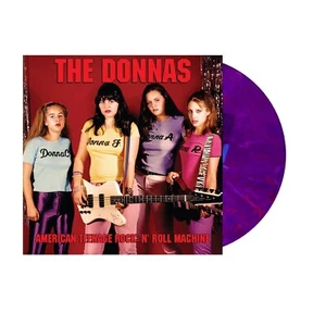 THE DONNAS-AMERICAN TEENAGE ROCK 'N' ROLL MACHINE-PURPLE/PINK SWIRL VINYL - Picture 1 of 1