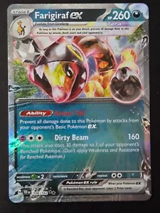 Farigiraf ex - 108/162 Temporal Forces Double Rare Pokemon - Picture 1 of 2
