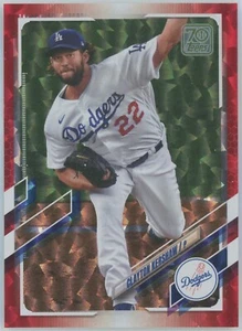 Clayton Kershaw 2021 Topps Red Foil Card #67 /199 - Bild 1 von 2