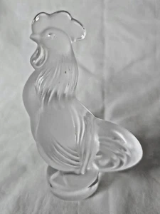Gorgeous Sevres art glass figure of a cockerel, in the style of Lalique - Picture 1 of 8