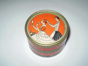 1920s cardboard box with powder Three Flomers GESICHTSPUDER - Bild 1 von 9