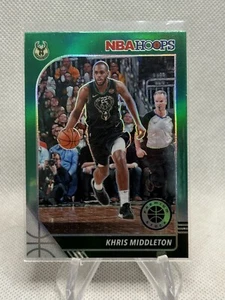 2019-20 Panini Hoops Premium Khris Middleton Green #107 Bucks - Picture 1 of 2