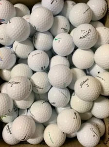 100 Used Golf Balls Assorted Exhalant Condition Brand Name Mix - Picture 1 of 1