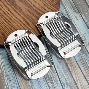 2PCS Stainless Steel Egg Slicer Cutter Mushroom Tomato Ham Kitchen Chopper - Picture 1 of 12