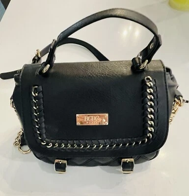 Bolso Bandolera de Hombro de Mano BCBG PARIS de Colección Negro ¡EXCELENTE ESTADO USADO! Foto 1 de 4