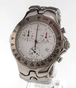Ebel Sportwave Men's Stainless Steel Chronograph Quartz Watch E9251642 - Picture 1 of 7