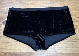 Victorias Secret Velvet Logo Waist Shortie Boyshort Panties Size Large Underwear - Picture 1 of 8