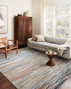 Loloi II Bianca Collection BIA-08 Pebble/Multi 2'-8" x 7'-6" Runner Rug - Picture 1 of 5