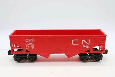 Lionel O Gauge Red Canadian National CN 9013 BLT 1-72 Hopper Car 1:48 Scale RR - Image 1 of 4
