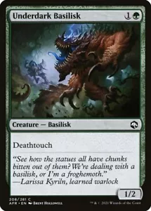 Underdark Basilisk Foil (208) Adventures in the Forgotten Realms AFR MTG Magic - Picture 1 of 1