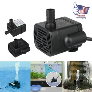 240L/H#Mini Water Pump Quiet 12V DC / 5V USB Brushless Motor Submersible Pool - Picture 1 of 4