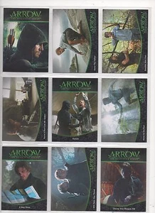 ARROW SEASON 1 - BASE SET WITH 2 CHASE SETS- COMIC COVERS CHROME AND ACETATE - Picture 1 of 1