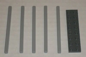 LEGO NUEVO Eje Gris Azulado Claro 9 (5x) 4535768 Ladrillo 60485 - Imagen 1 de 1