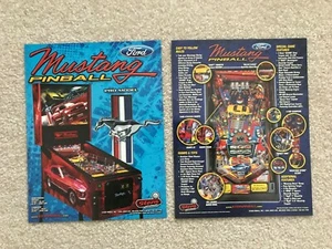 Mustang Pinball Machine Sales Flyer's by Stern ( 2 New Flyers ) - Bild 1 von 1