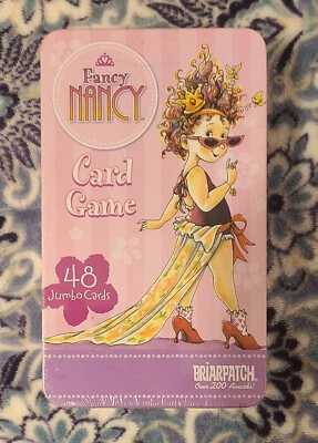 Juego de Cartas 'Fancy Nancy' 48 Cartas Jumbo Briarpatch Nuevo 2007 Lata Sellada Foto 1 de 4