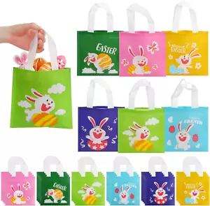 DIYASY Easter Gift Tote Bags,24 Pcs Bunny Non Woven Goodie Treat Eggs Bags with - Picture 1 of 12
