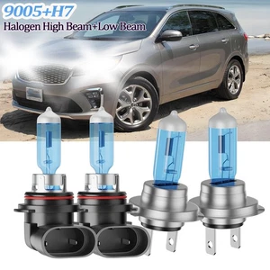 For Kia Sorento 2019-2020 Halogen Headlight High-Low Bulbs Combo Kit 9005+H7 - Picture 1 of 11